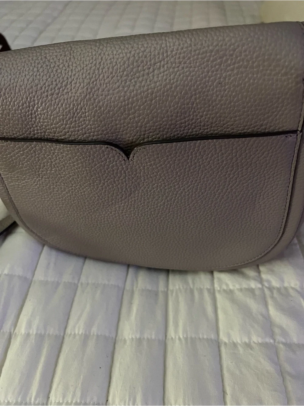 Kate Spade Roulette Leather Small Saddle Crossbody